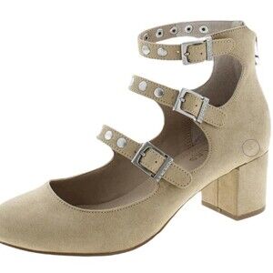 CHARLES BY CHARLES DAVID STRAPPY Maryjane style  BLOCK HEELS size 7 NWT